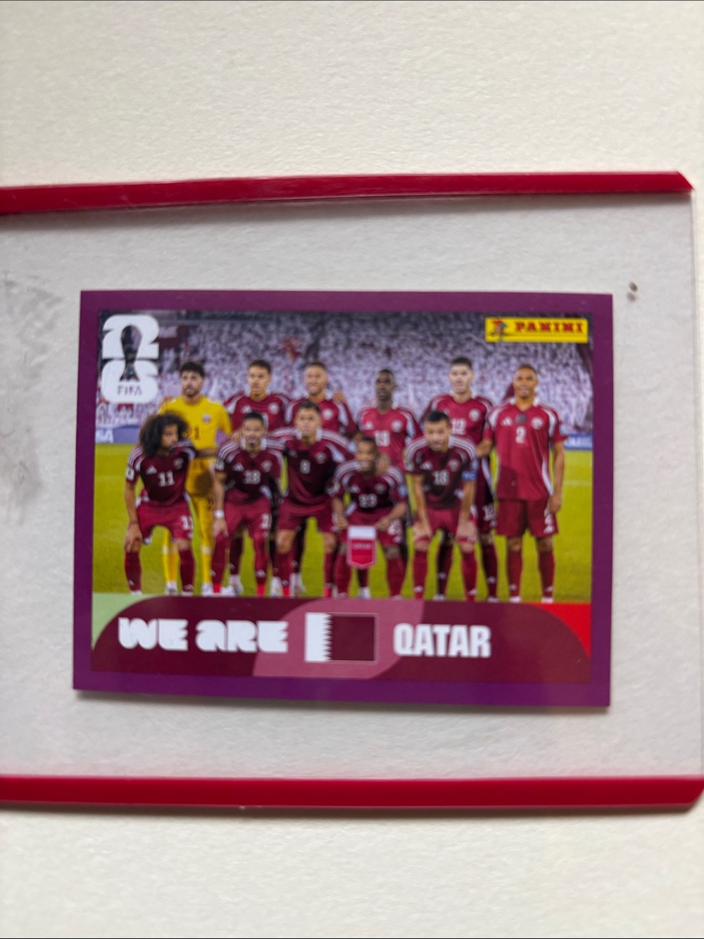 Panini FIFA 2026 Sticker QAT 13 - Purple border